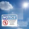 Signmission No Trespassing Or Loitering On This Property OSHA Notice Sign, Vinyl Decal, 7in W x 5in L, 2PK OS-2PACK-NS-D-57-L-16209 - alternate 3